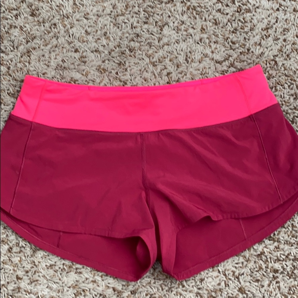 Lululemon Speed Shorts 2.5”